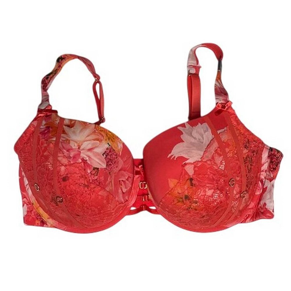 Cacique Floral/Lace Underwire Bra 40DDD